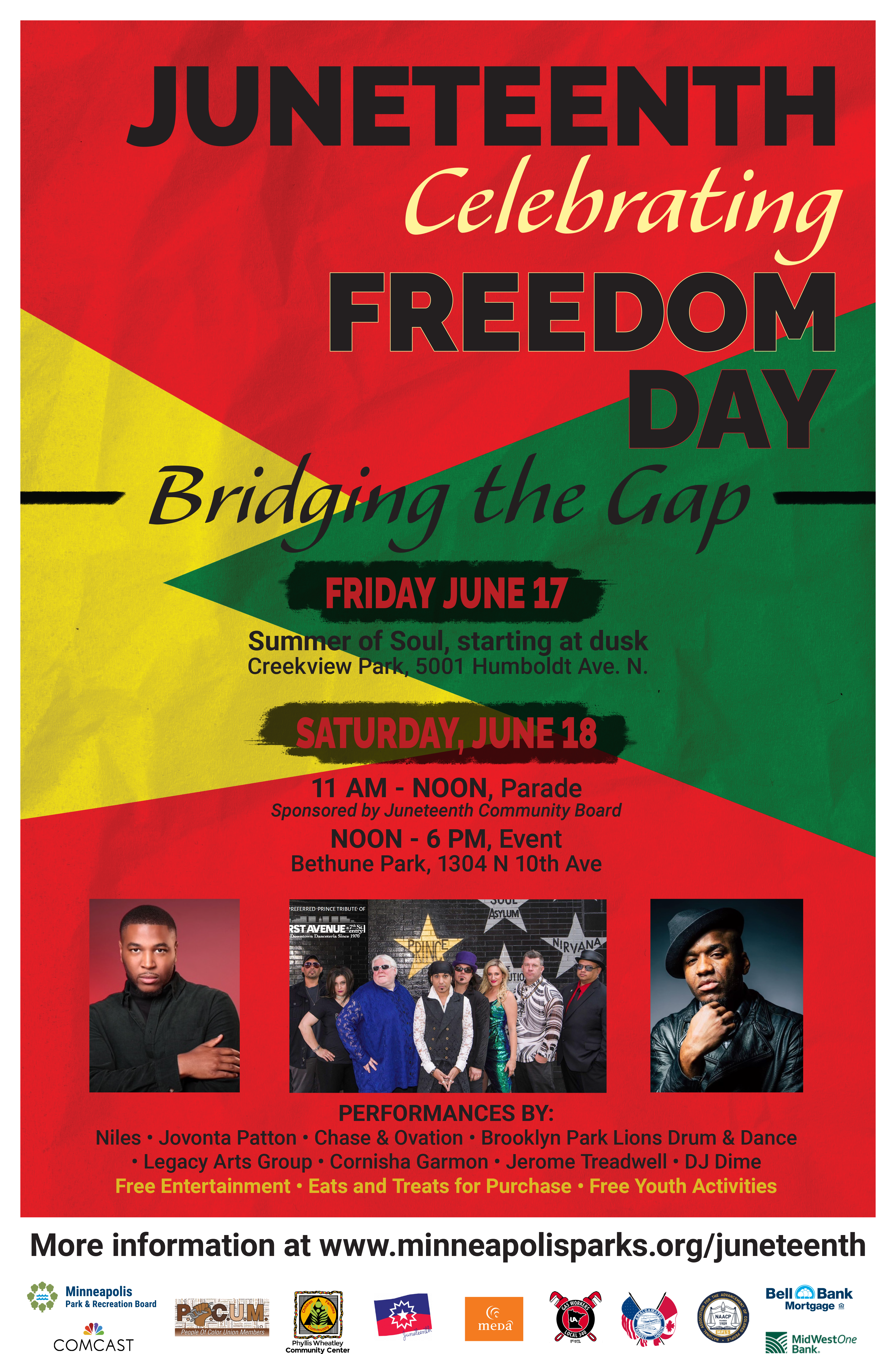 Juneteenth Celebrating Freedom Day Poster 