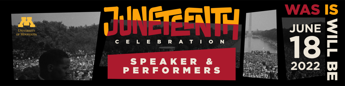 Juneteenth Speakers and Performers and Juneteenth Celebration branding
