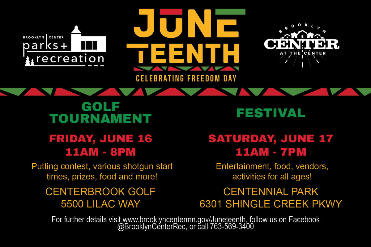 Juneteenth Golf Tournament Poster