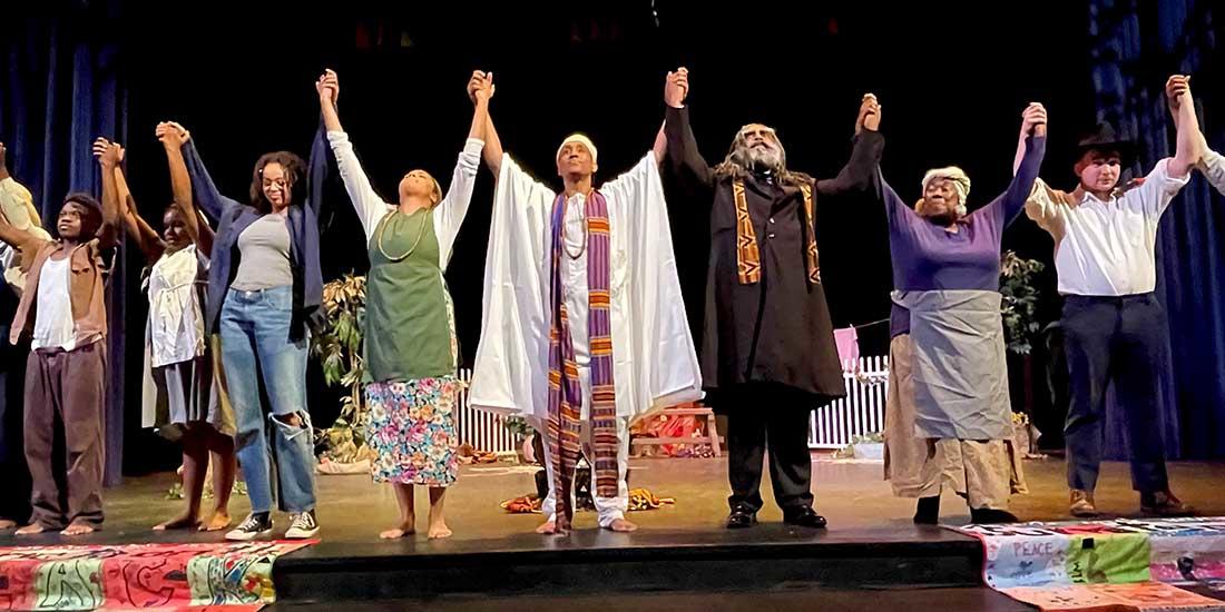 Image of performers in Kumbayah: The Juneteenth Story